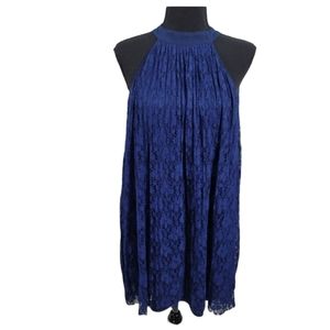 Francesca's Navy Dress Sz M